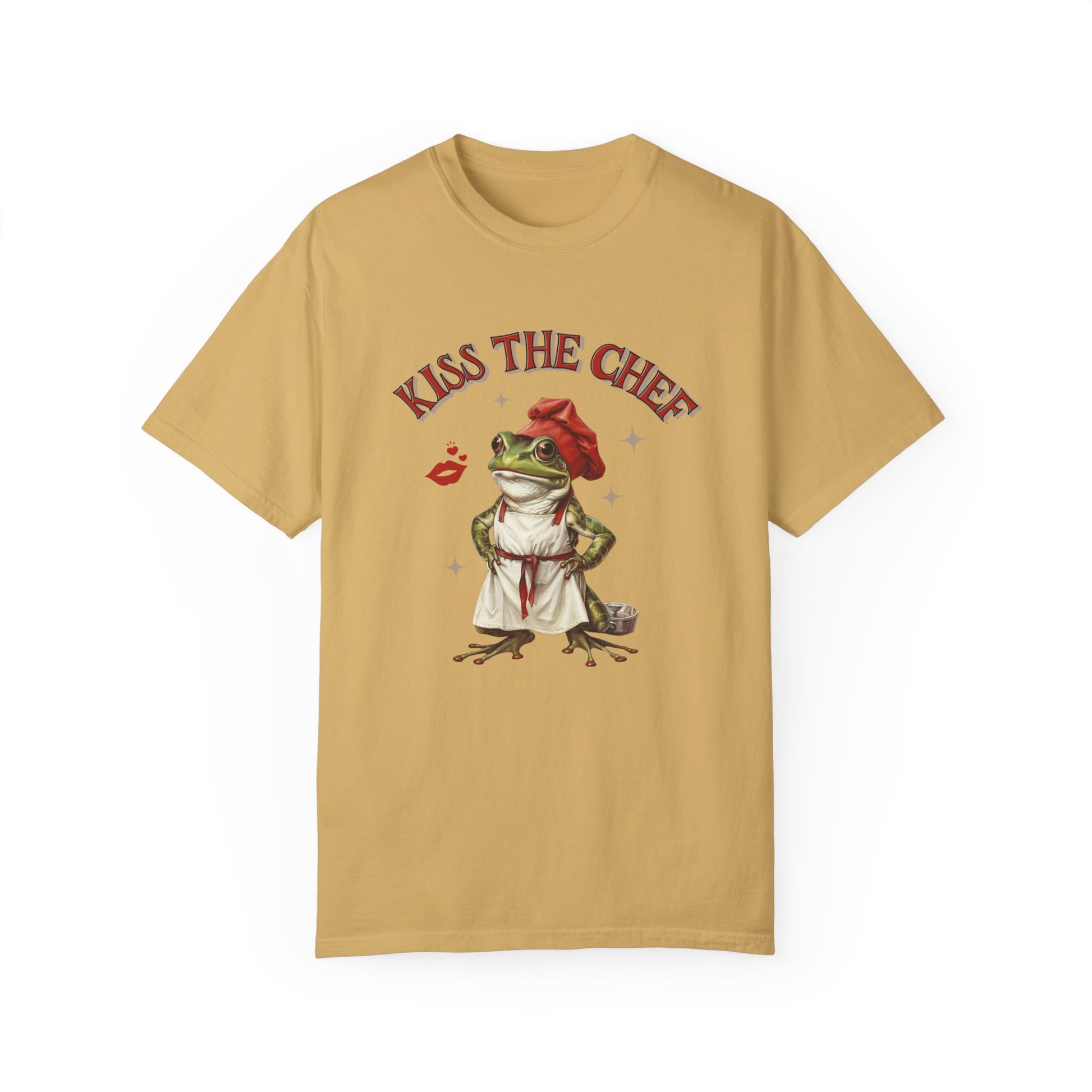 Kiss the Chef Frog Graphic T-shirt - Tortuna