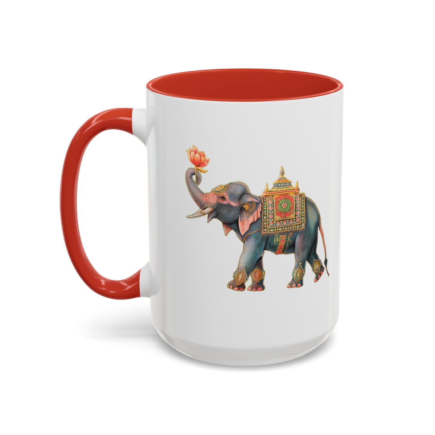 Asian Elephant Accent Coffee Mug - Tortuna