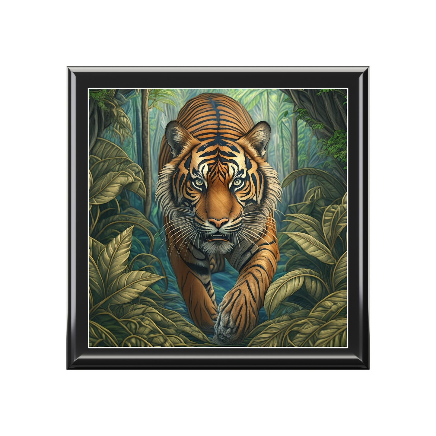 Sumatran Tiger Jewelry Keepsake Box