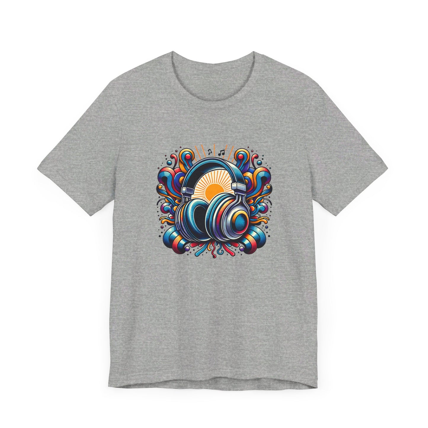 Retro Funky Headphones T-shirt