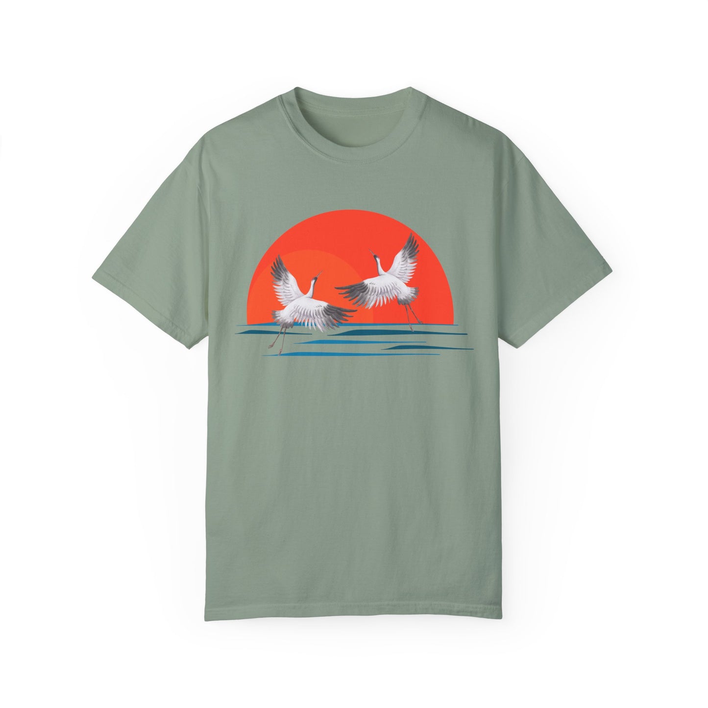 Good Omen T-shirt - Crane Sunrise