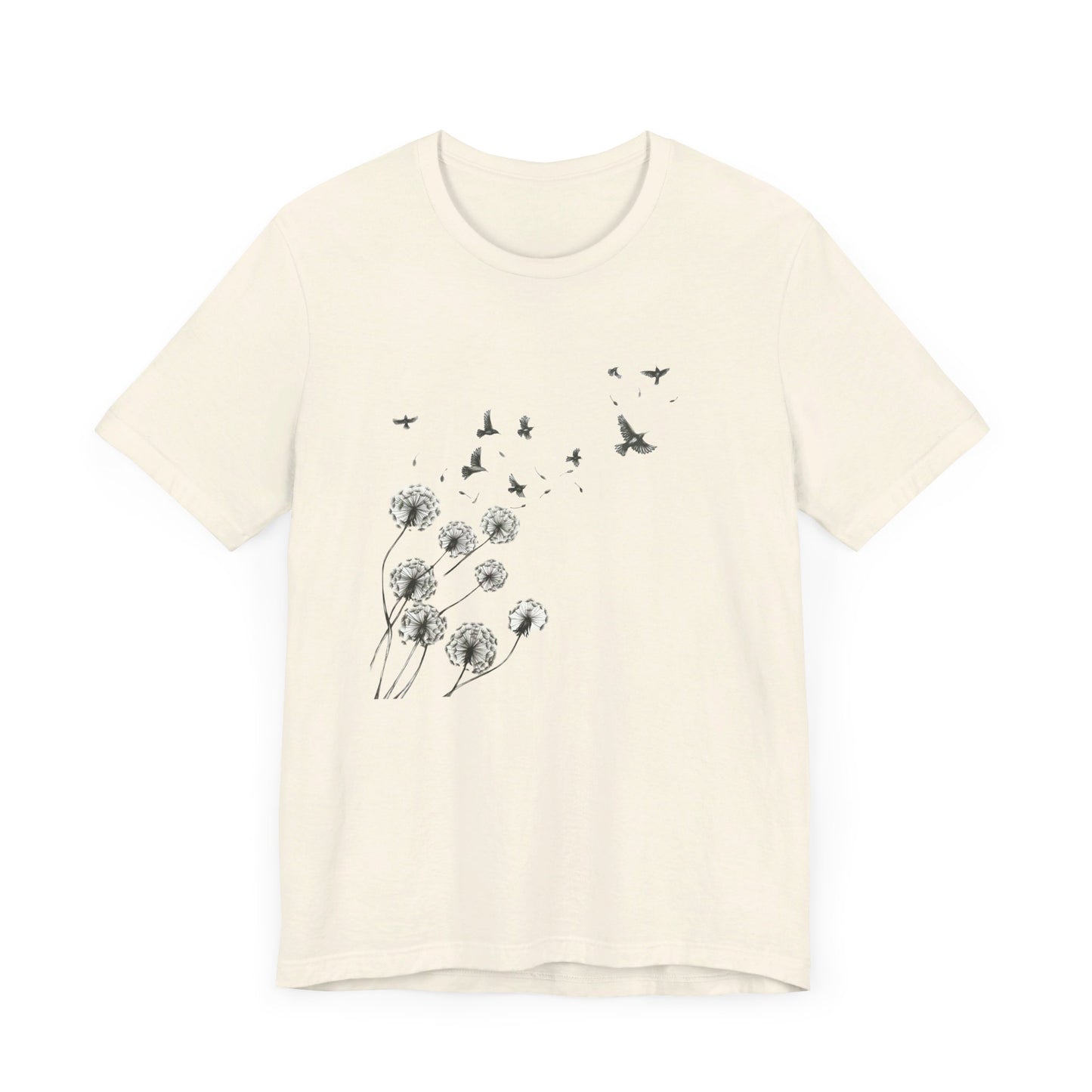 Dandelion Petals Scattering T-shirt