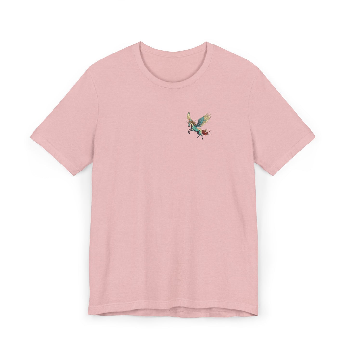 pegasus front design pink tshirt 