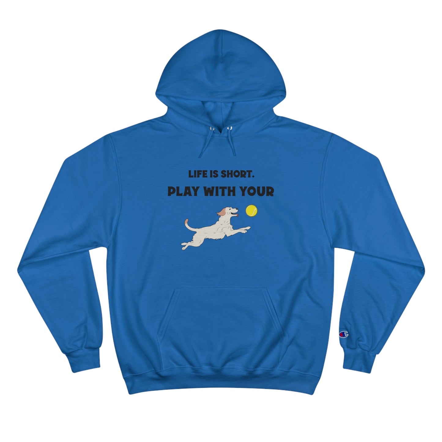 Life is Short, Play with your Dog hoodie