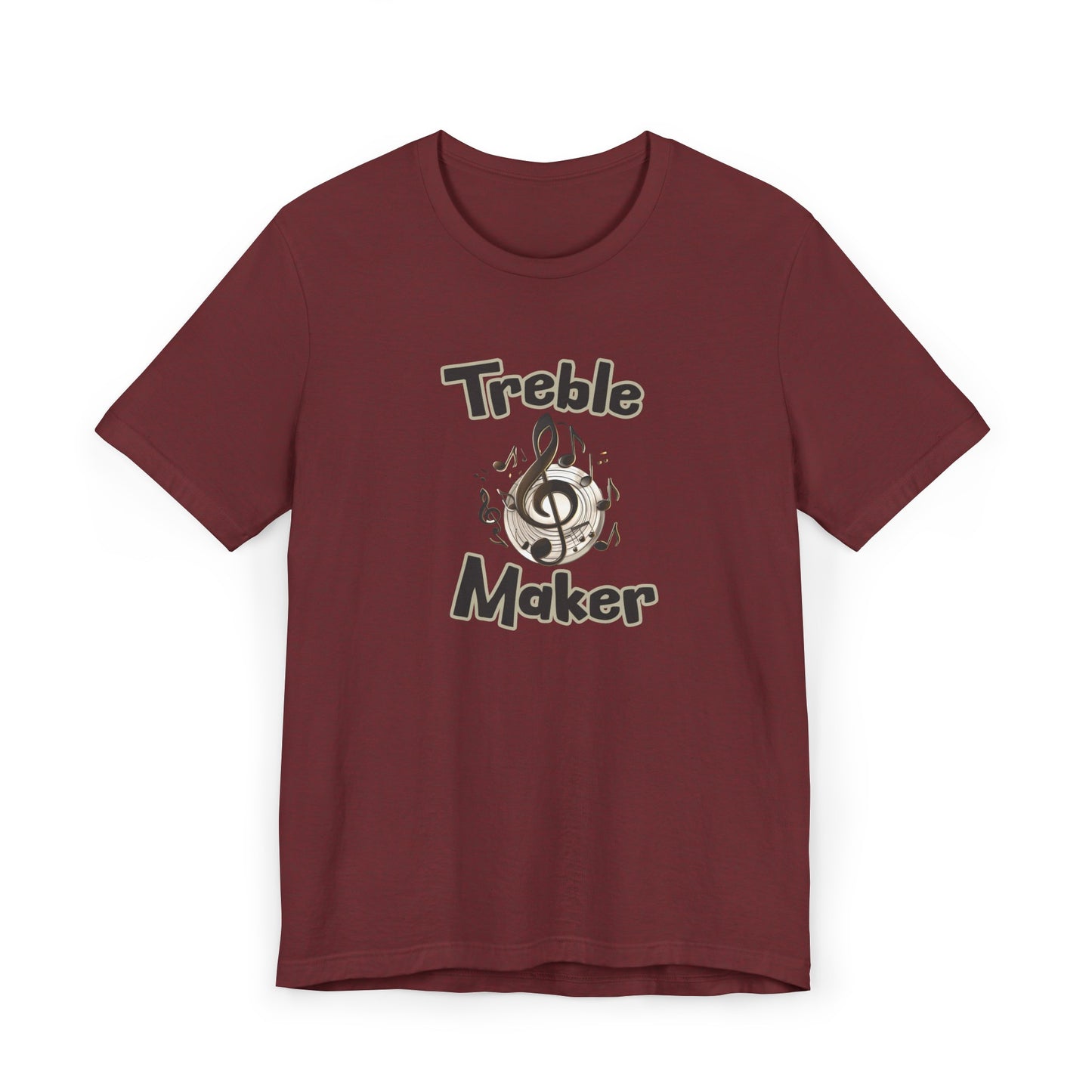 Treble maker T-shirt in Cardinal Red color 