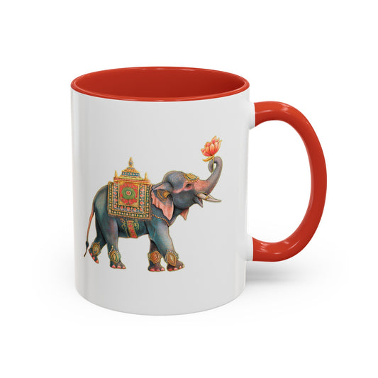 Asian Elephant Accent Coffee Mug - Tortuna