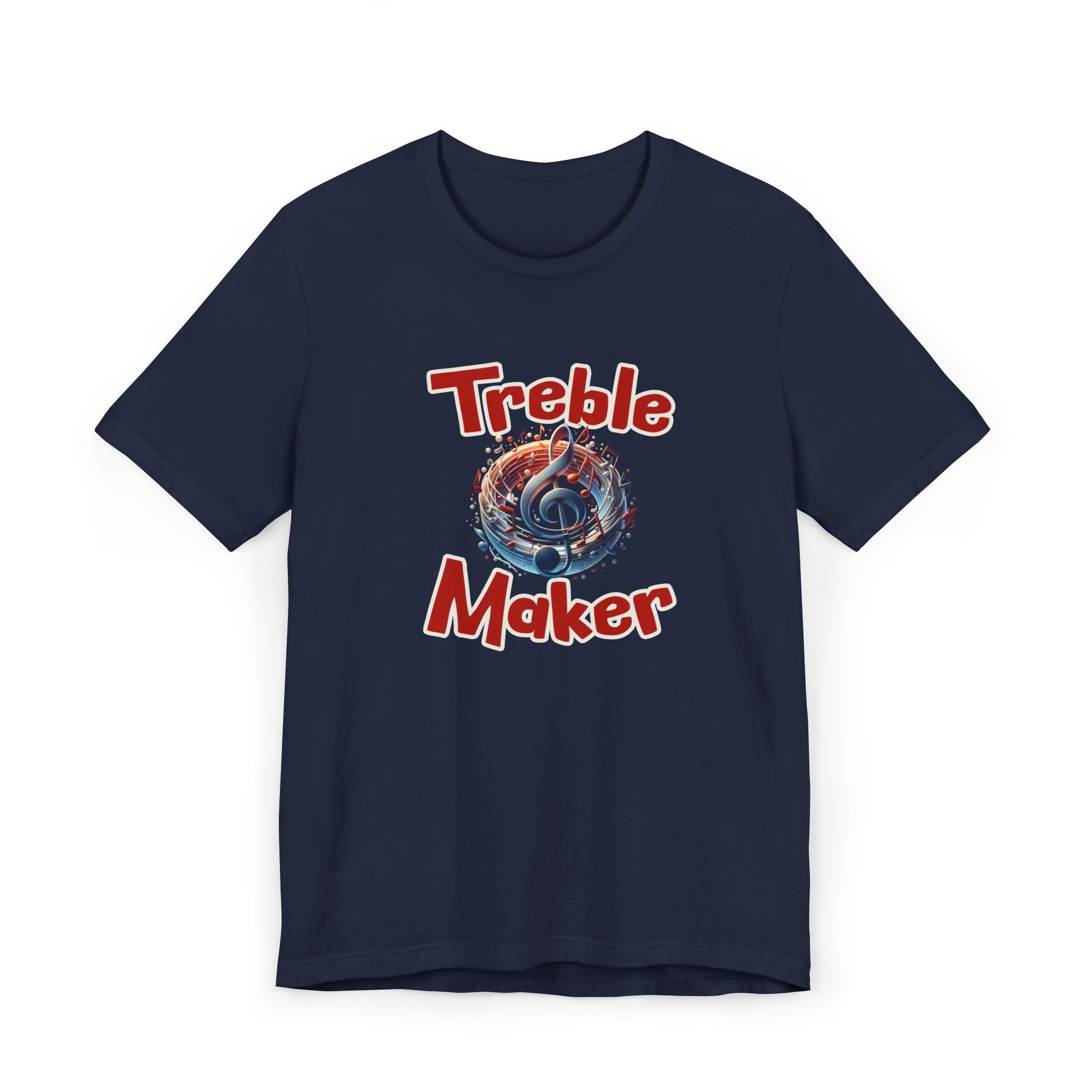 Treble Maker T-shirt in Navy Blue 