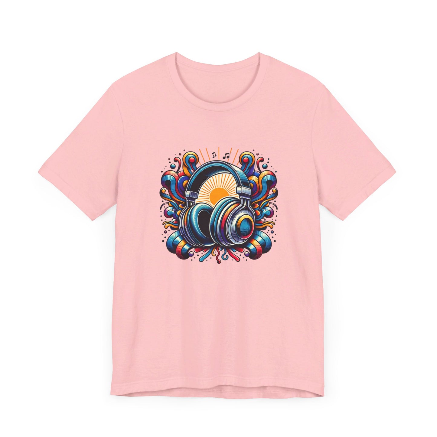 Retro Funky Headphones T-shirt