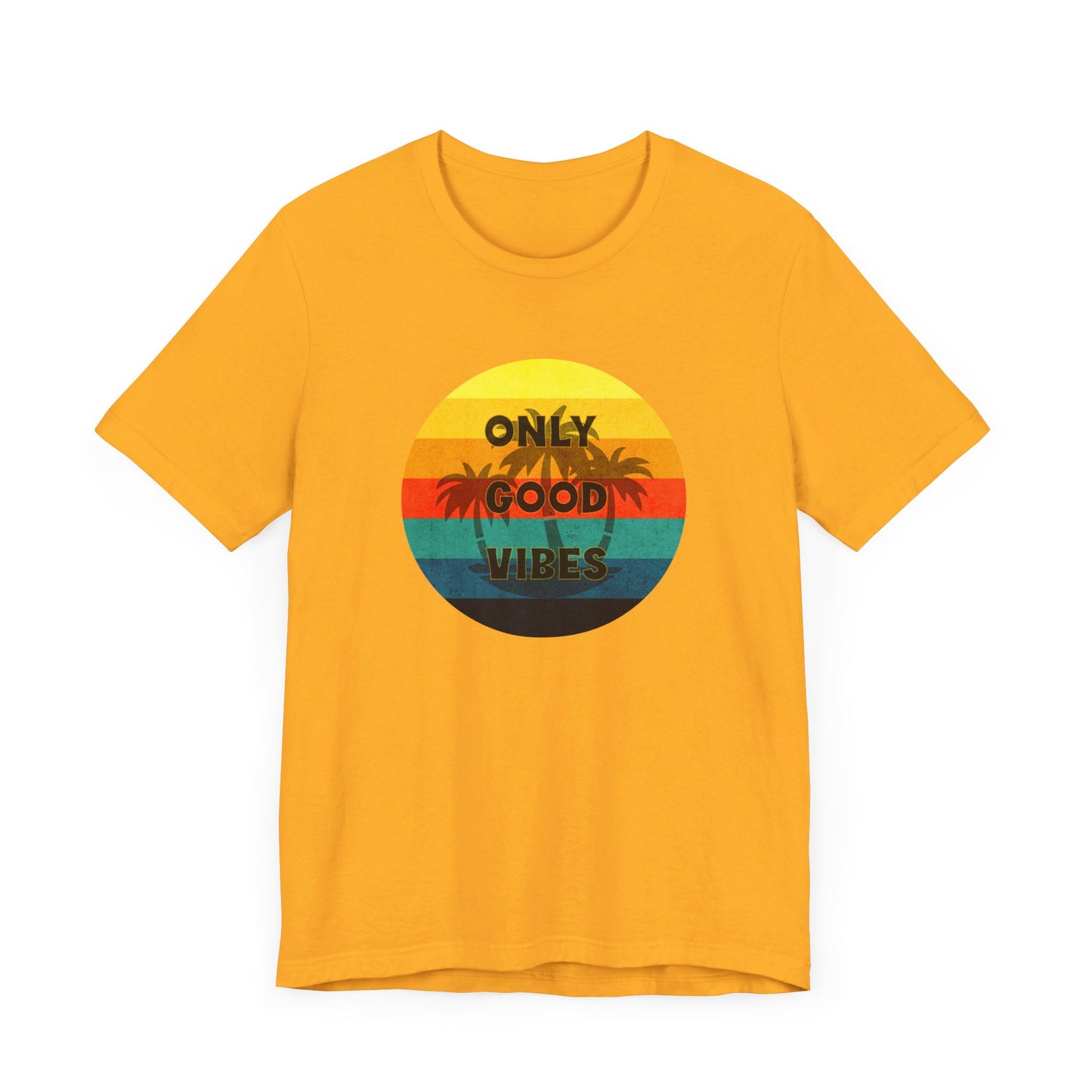 Retro Only Good Vibes Summer Graphic Tee