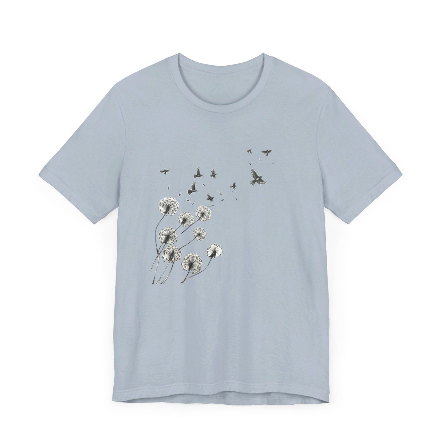 Dandelion Petals Scattering T-shirt