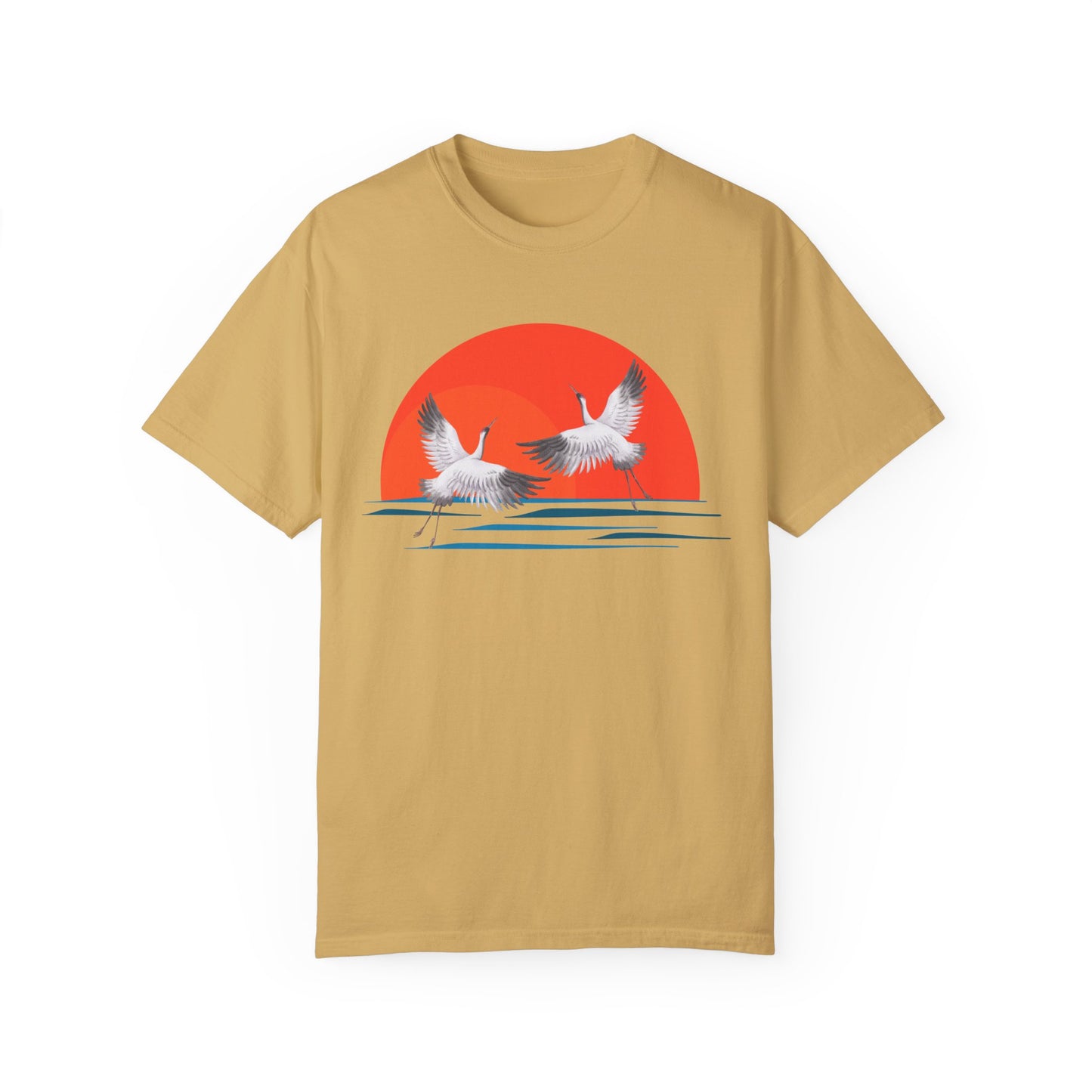 Good Omen T-shirt - Crane Sunrise