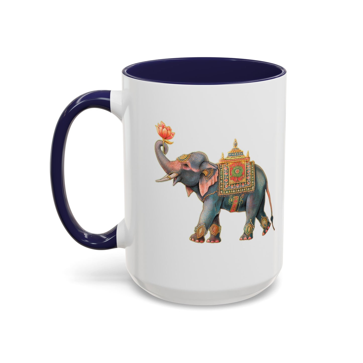 Asian Elephant Accent Coffee Mug - Tortuna