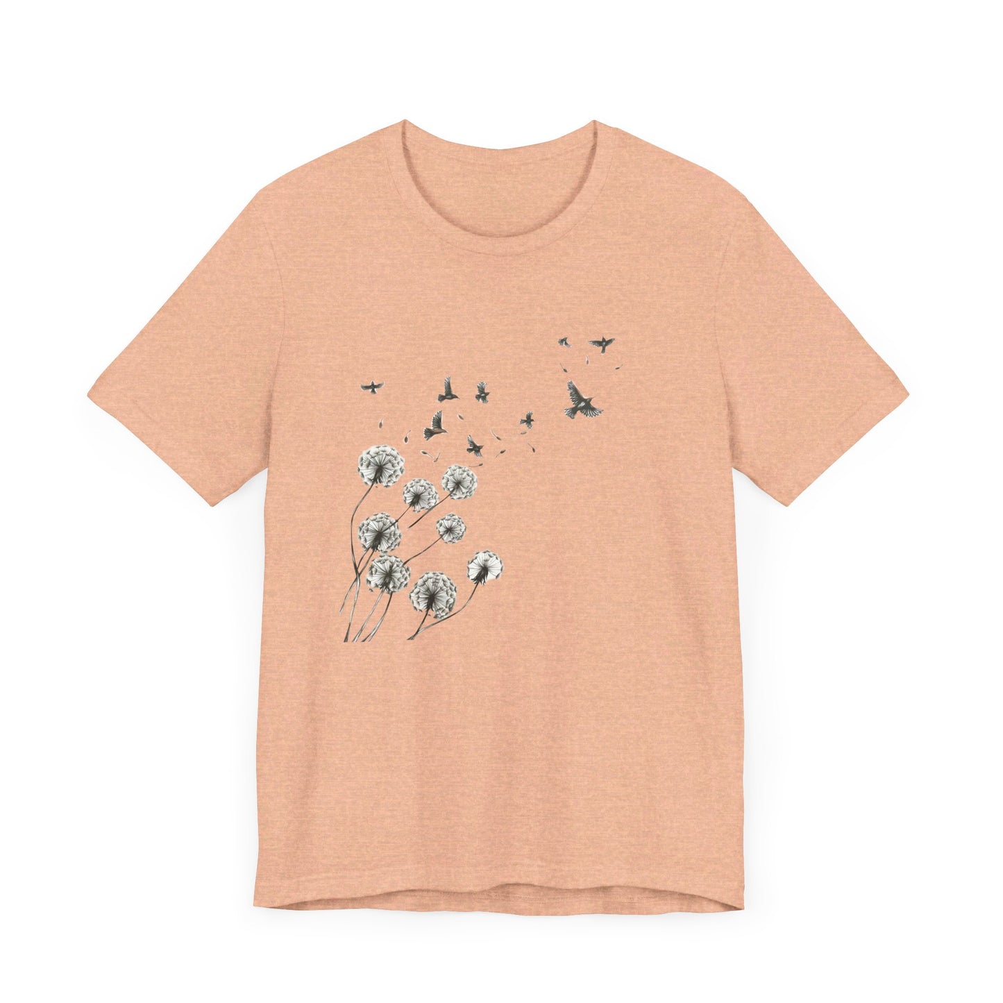 Dandelion Petals Scattering T-shirt