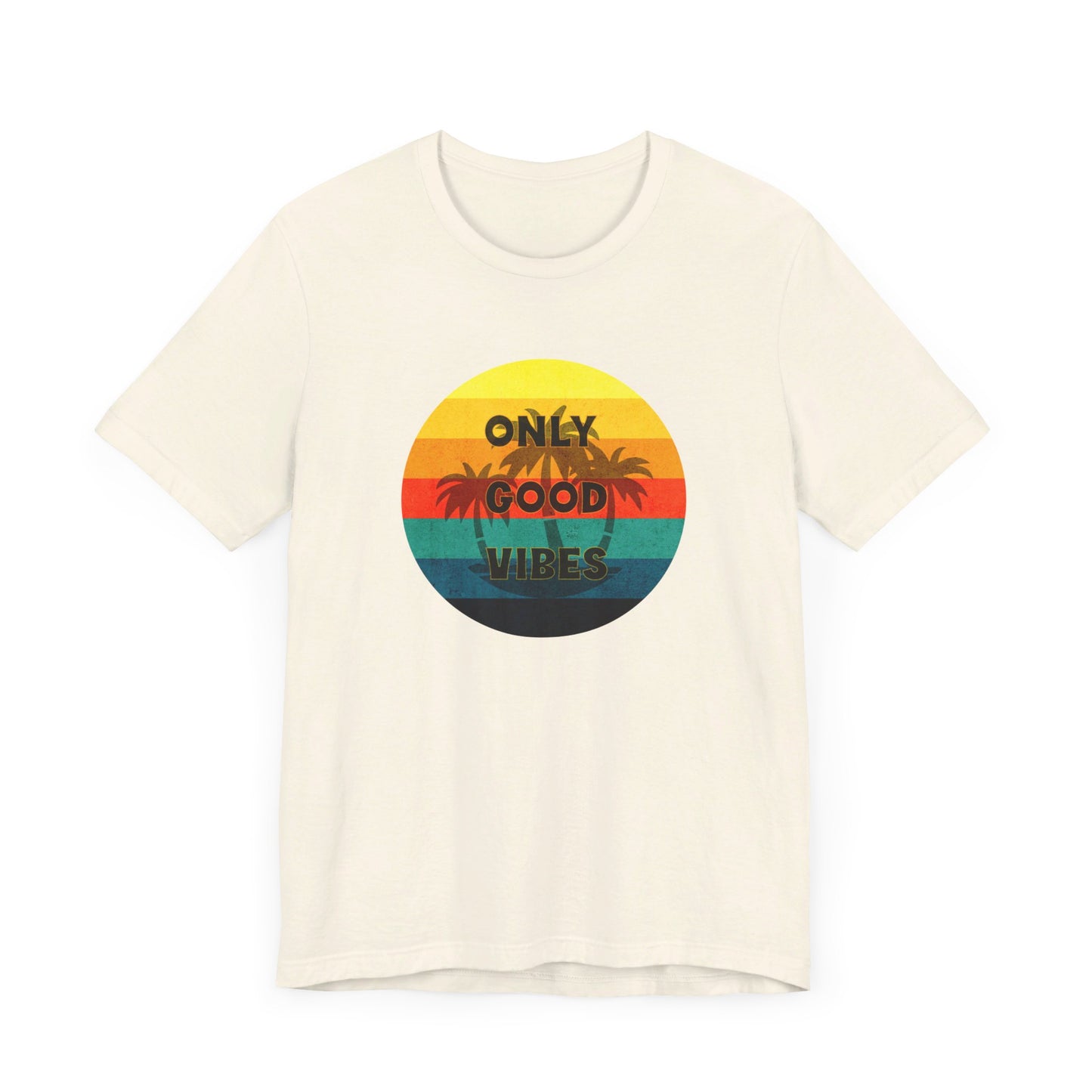 Retro Only Good Vibes Summer Graphic Tee