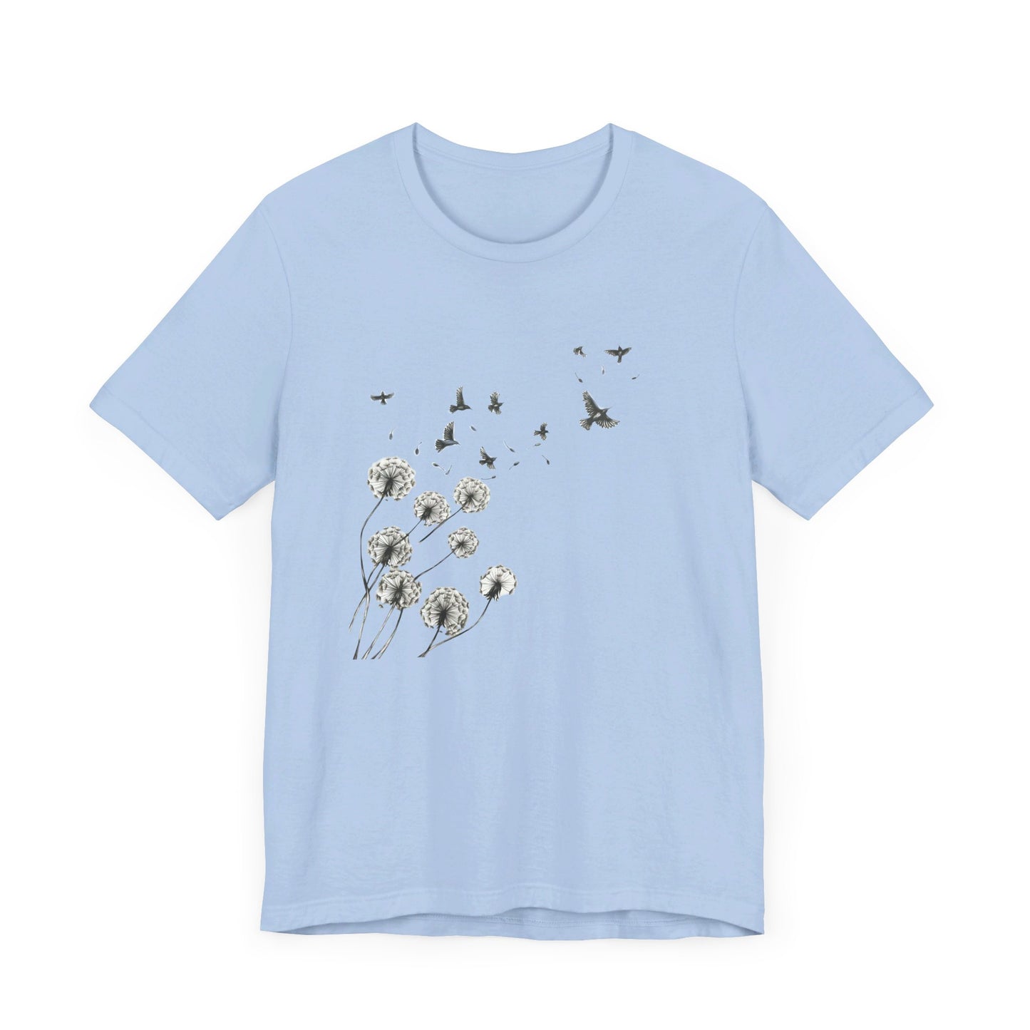 Dandelion Petals Scattering T-shirt