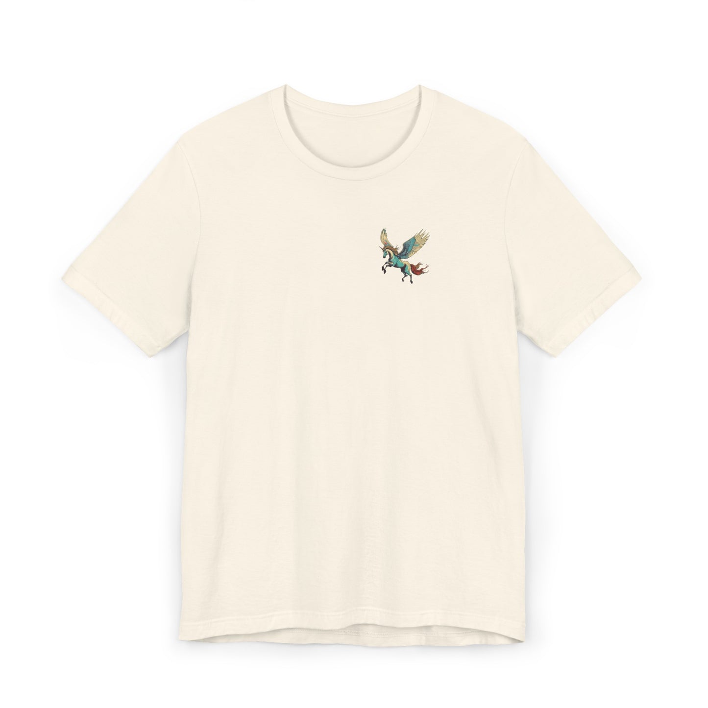 natural color pegasus t-shirt front 