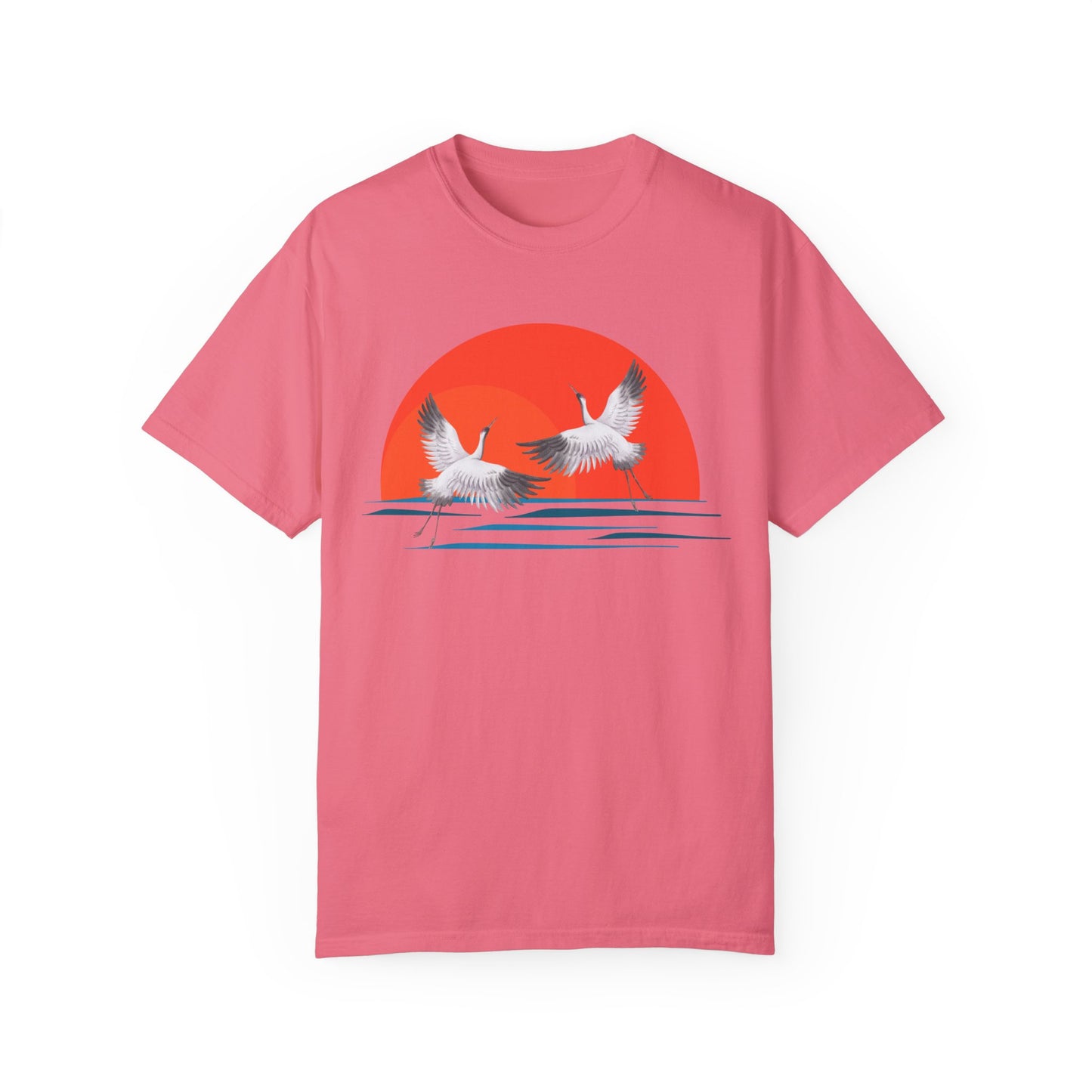 Good Omen T-shirt - Crane Sunrise