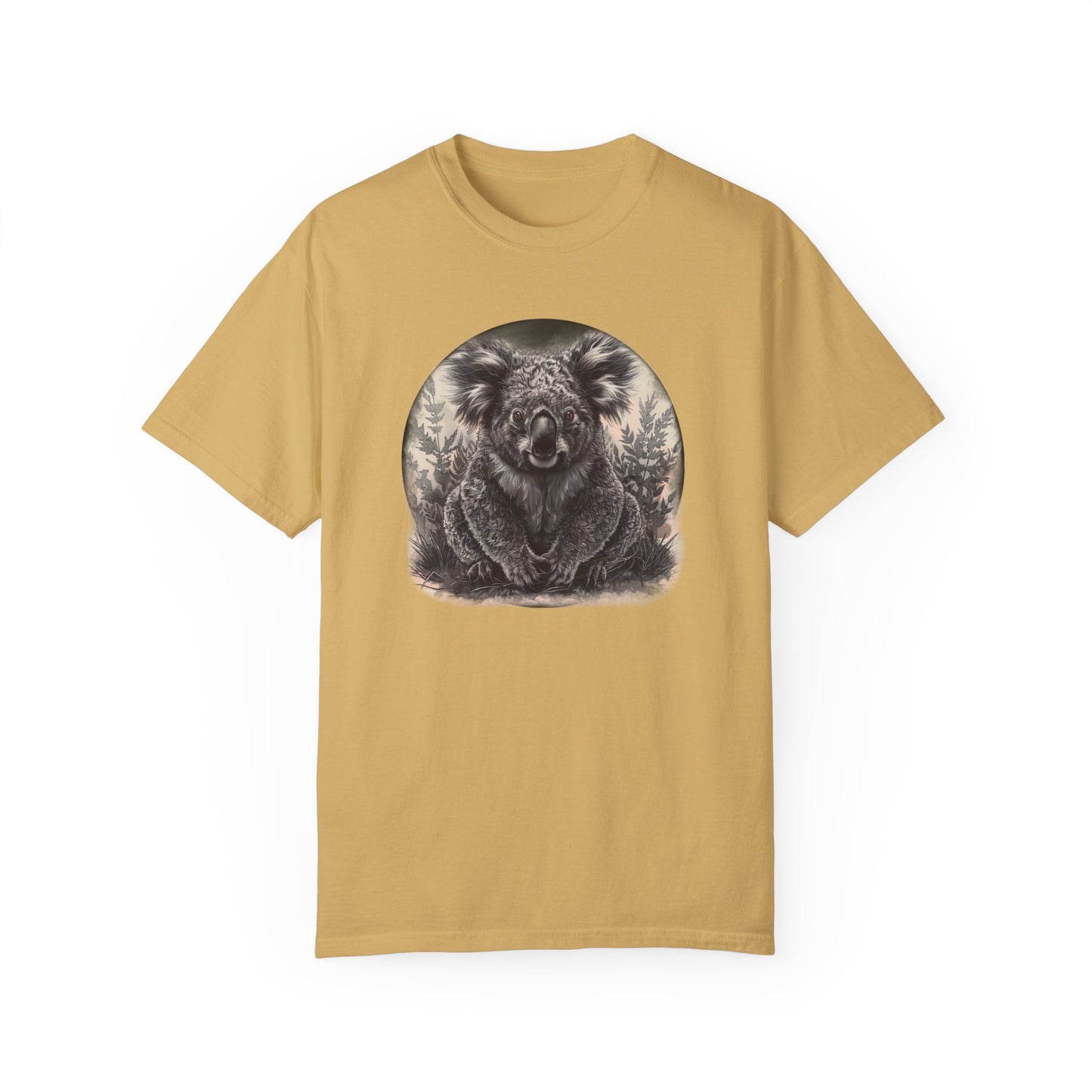 koala bear t-shirt mustard color 