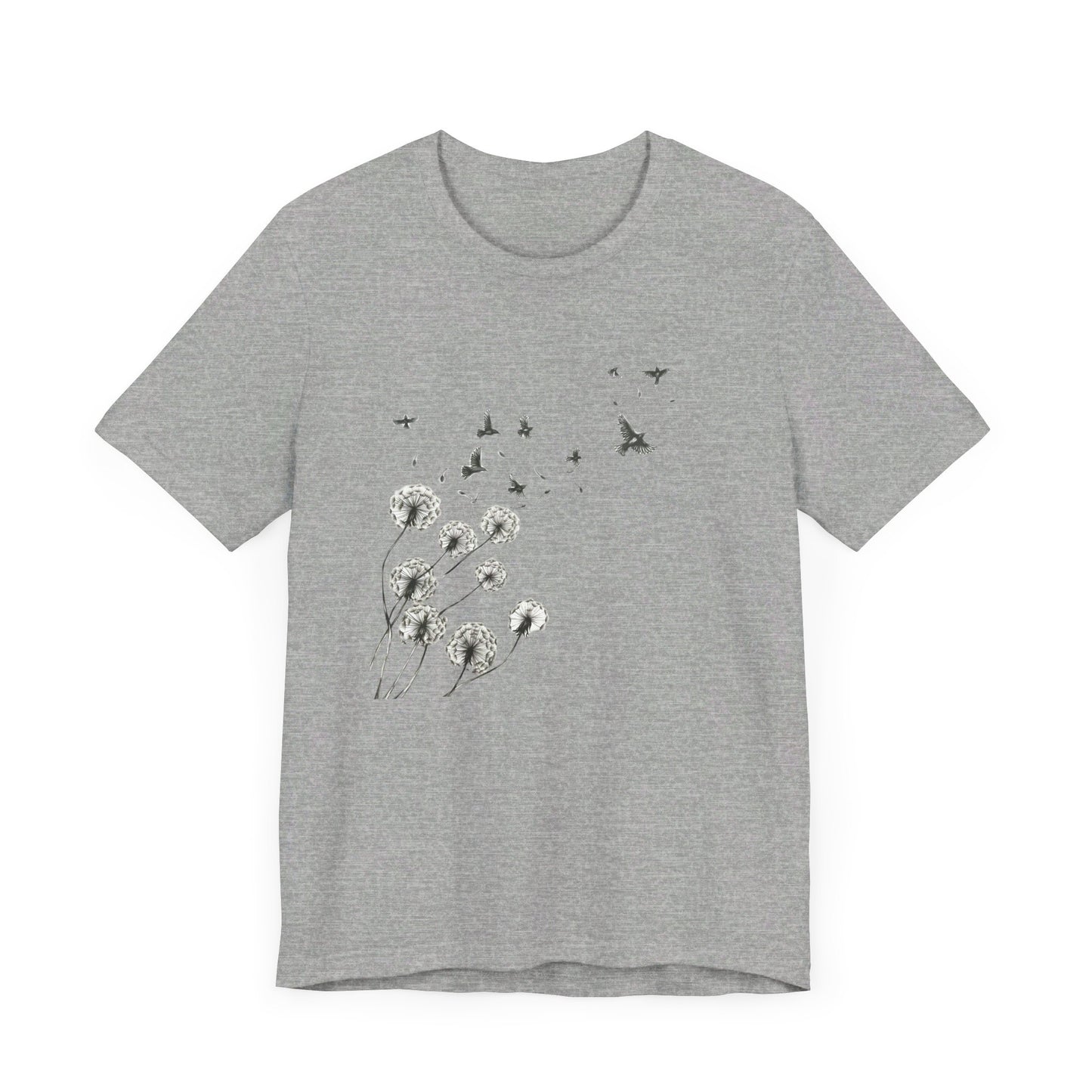 Dandelion Petals Scattering T-shirt