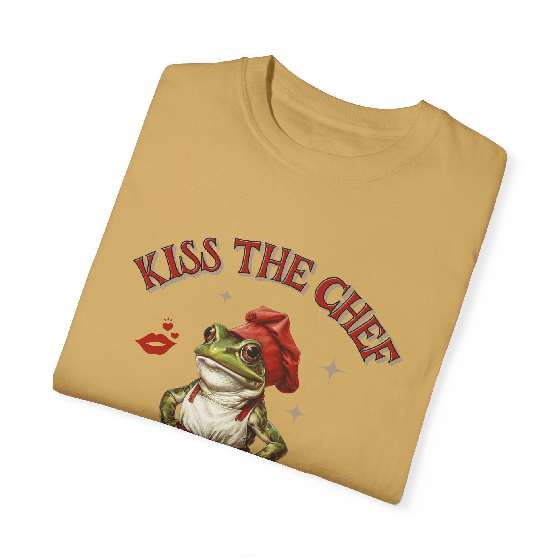 Kiss the Chef Frog Graphic T-shirt - Tortuna