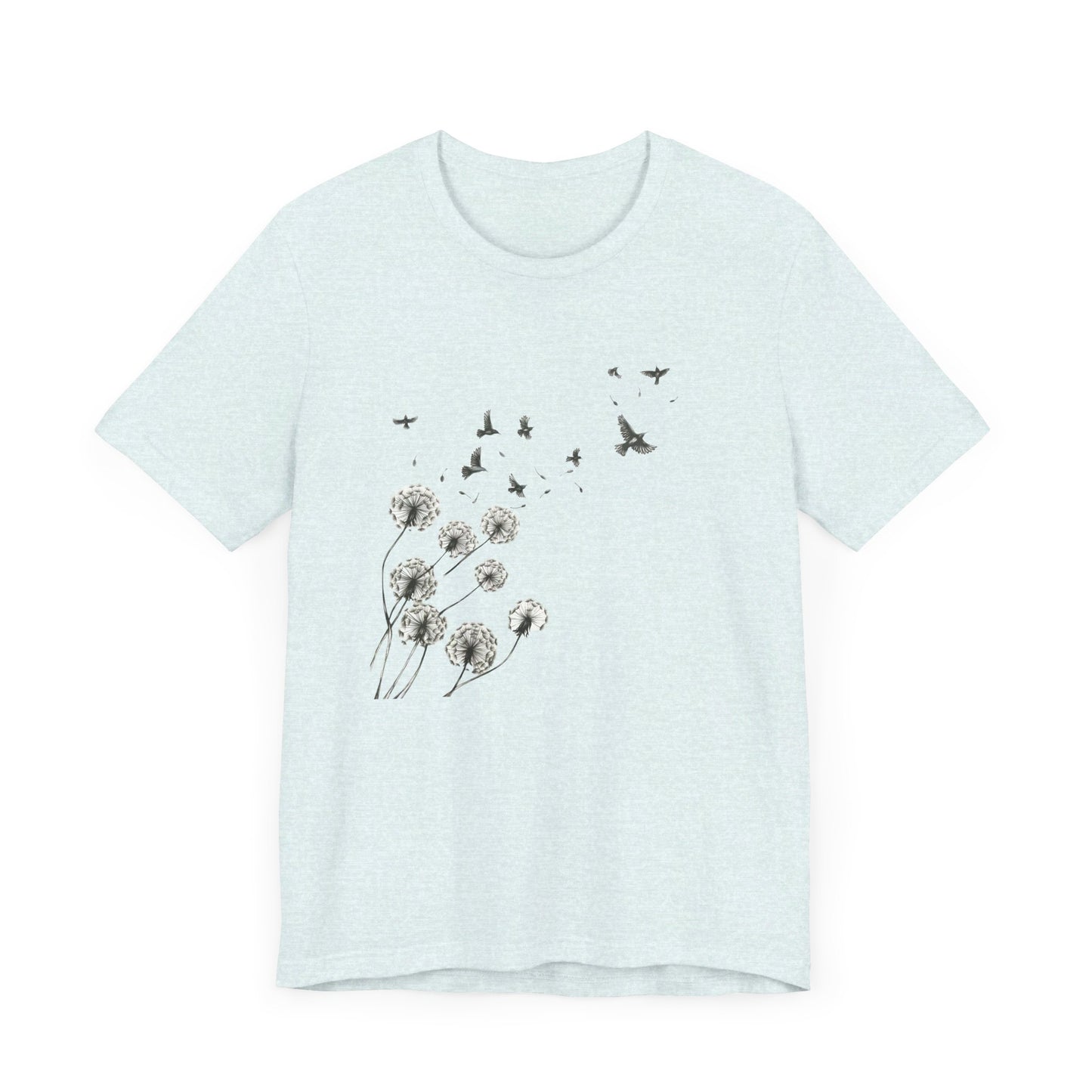 Dandelion Petals Scattering T-shirt