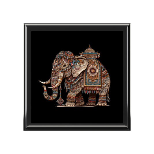 Ceremonial Indian Elephant Jewelry Keepsake Box