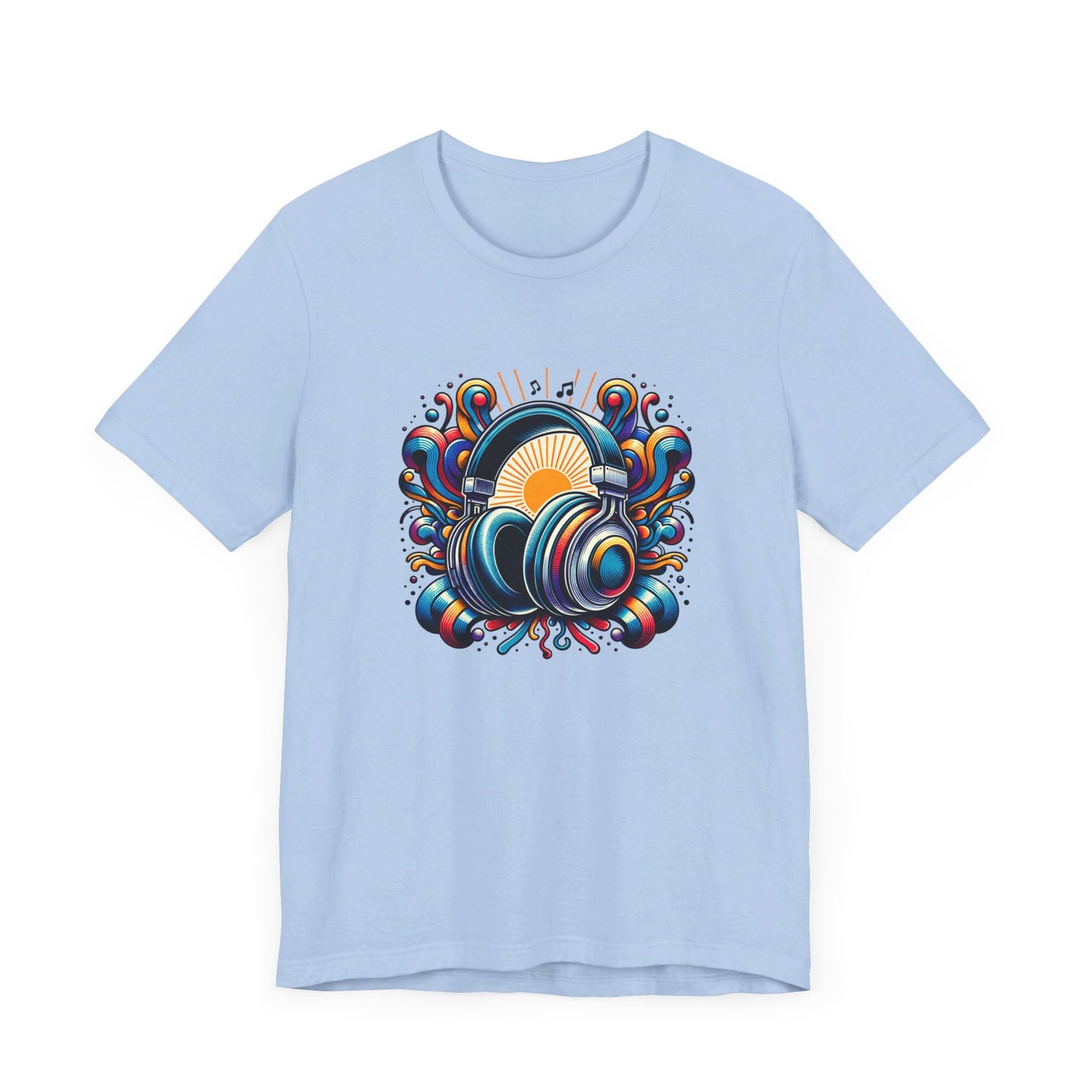 Retro Funky Headphones T-shirt