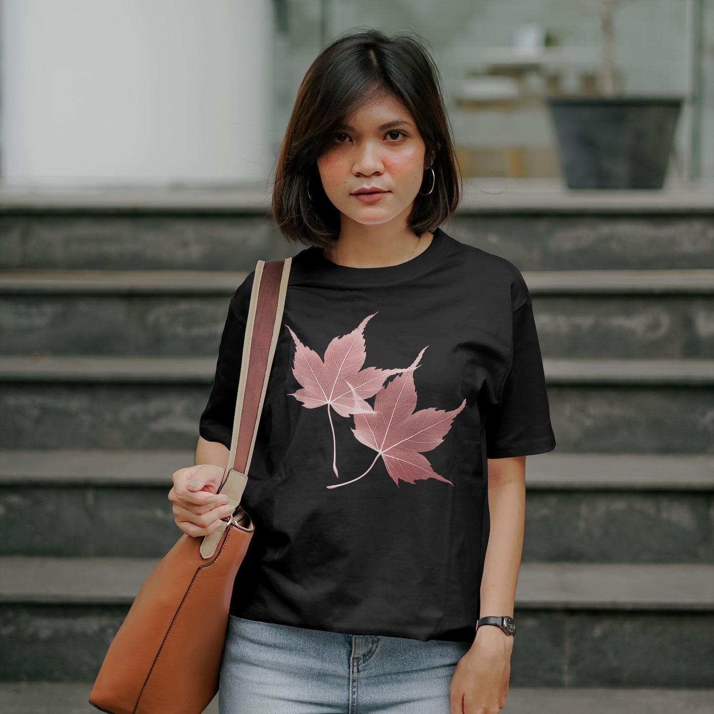 Botanical Japanese Maple Tree Leaves T-shirt