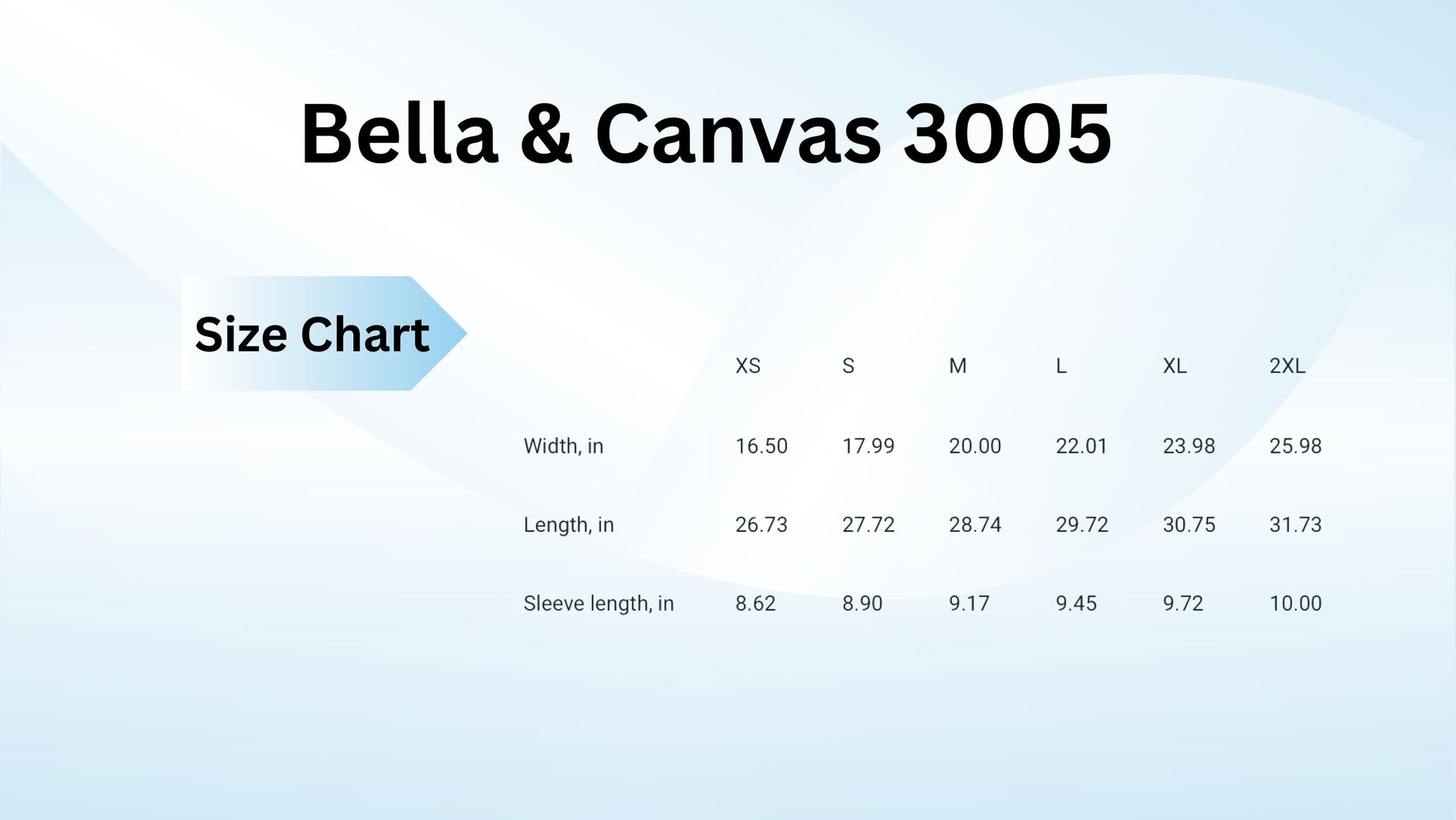 Bella Canvas 3005