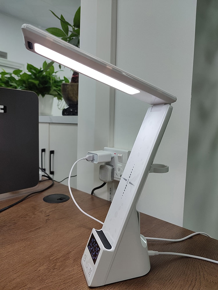 LED Desk Lamp Wireless Charger - Tortuna