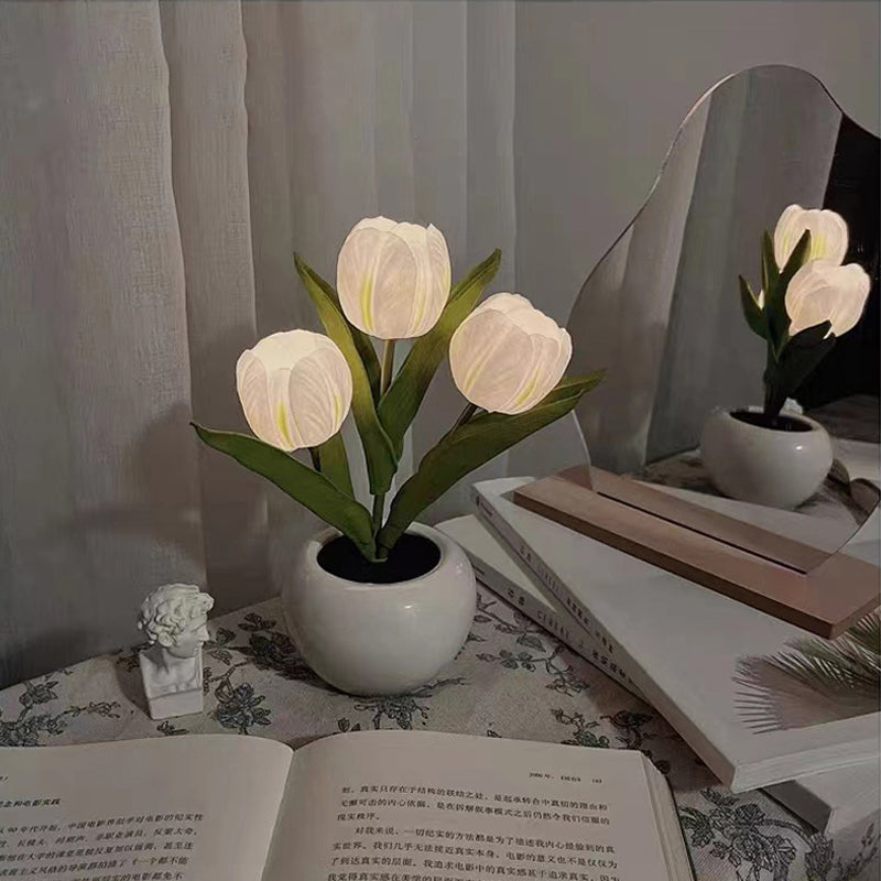 bonsai tulip nightlight white