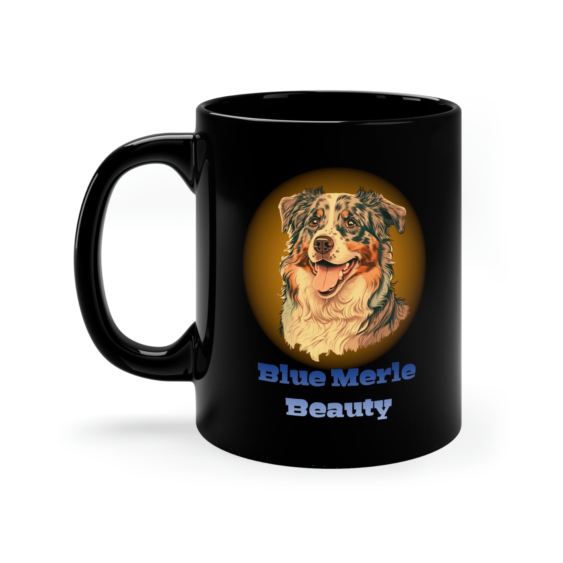 Blue Merle Beauty Australian Shepherd Mug - Tortuna